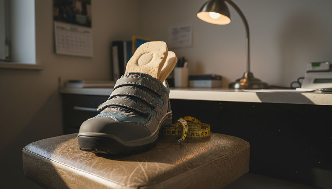 Closeup therapeutic shoe with removable cushion