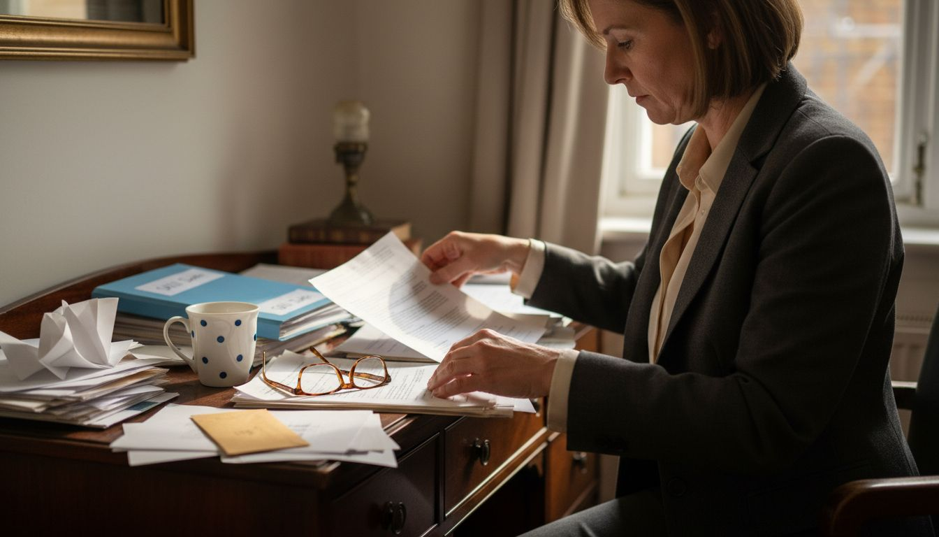 Solicitor reviews UK legal will paperwork