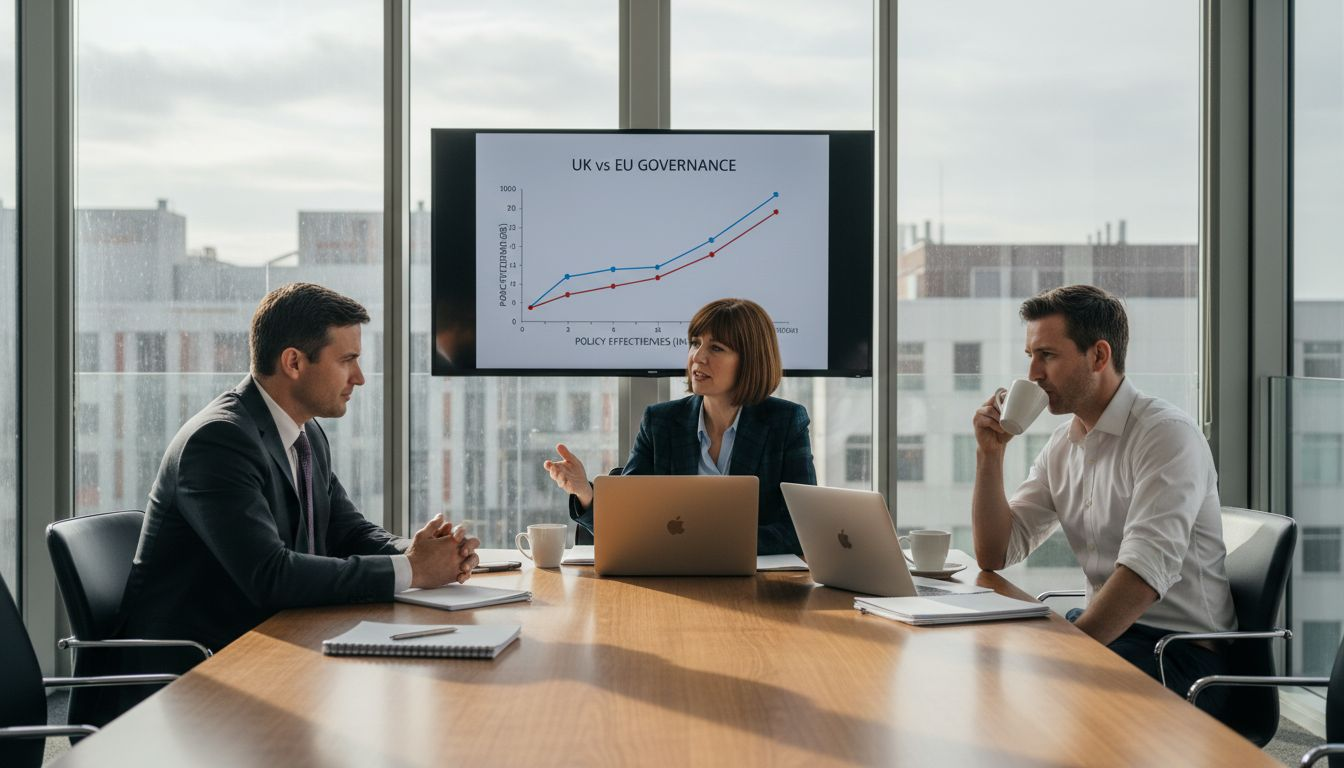 Comparing UK and EU governance meeting