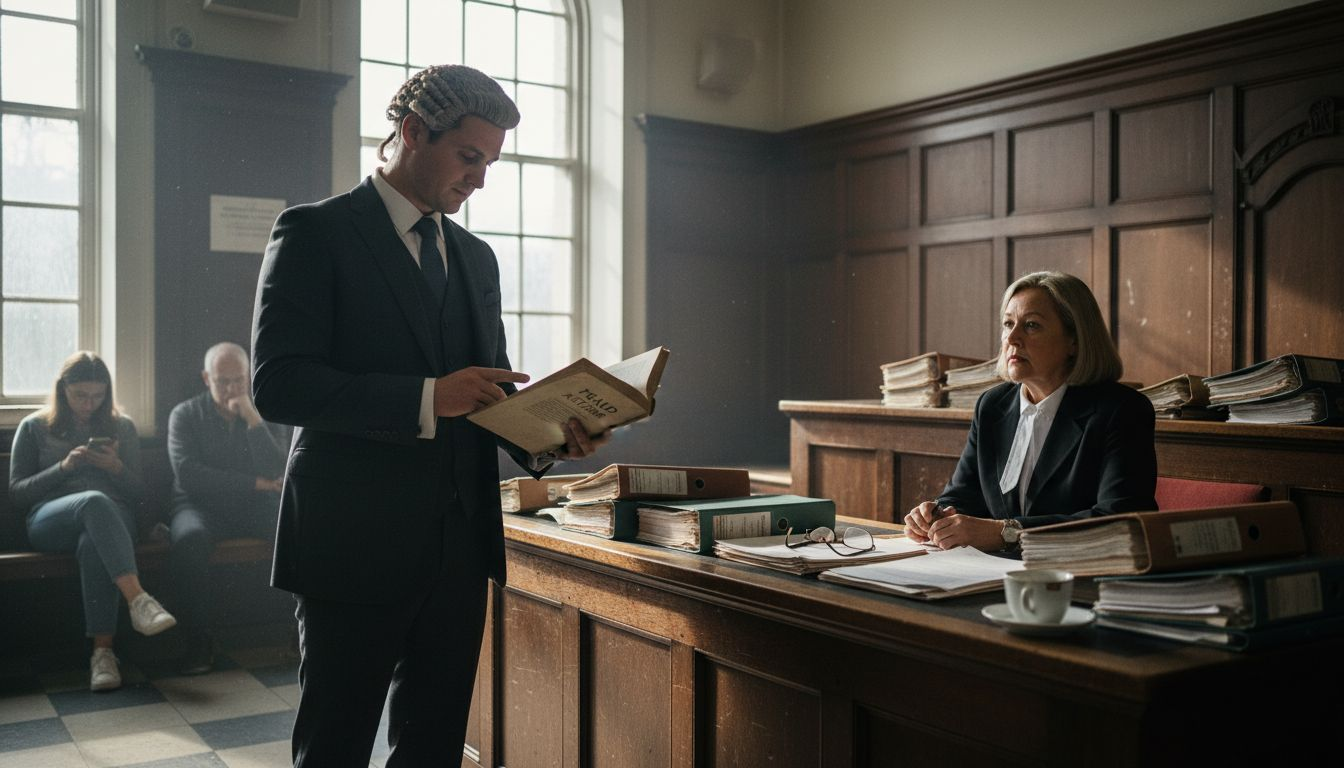 Barrister argues fraud case in UK court