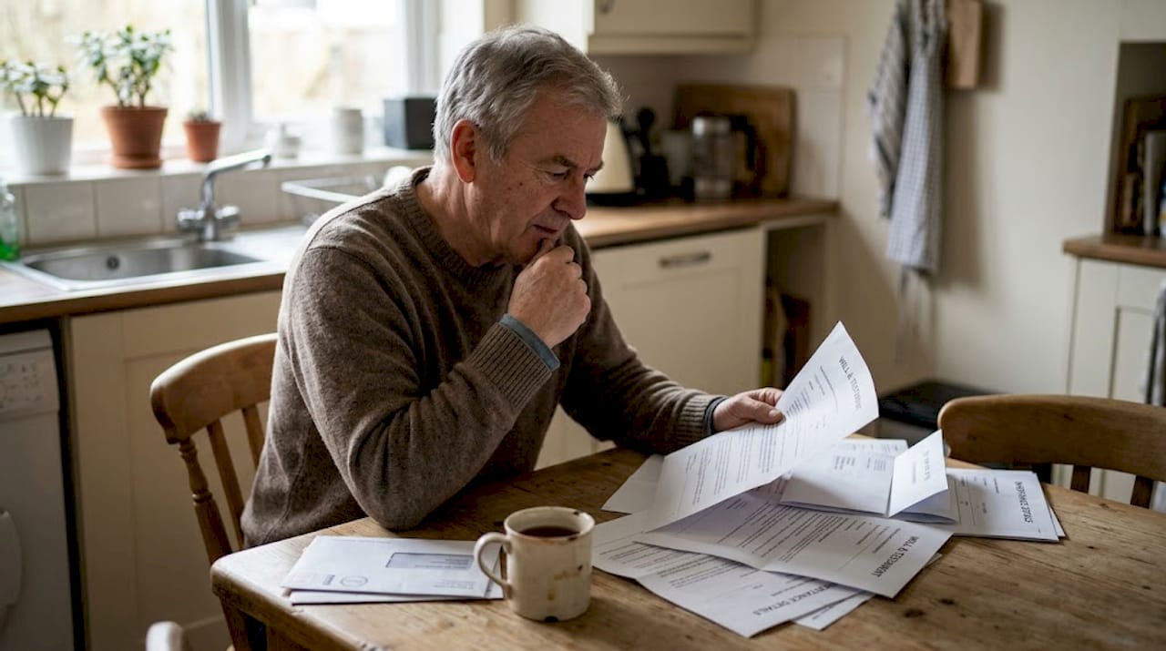 Older man puzzled by inheritance documents