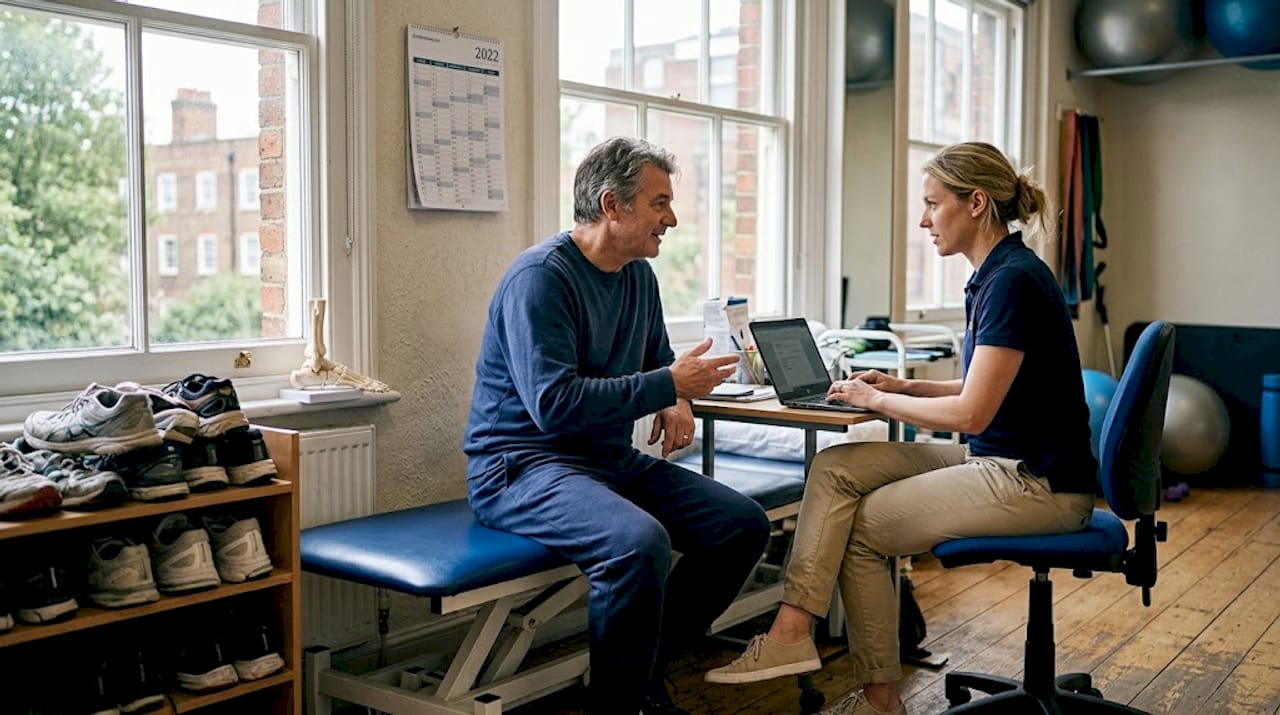 Consultation on supination risk factors in clinic
