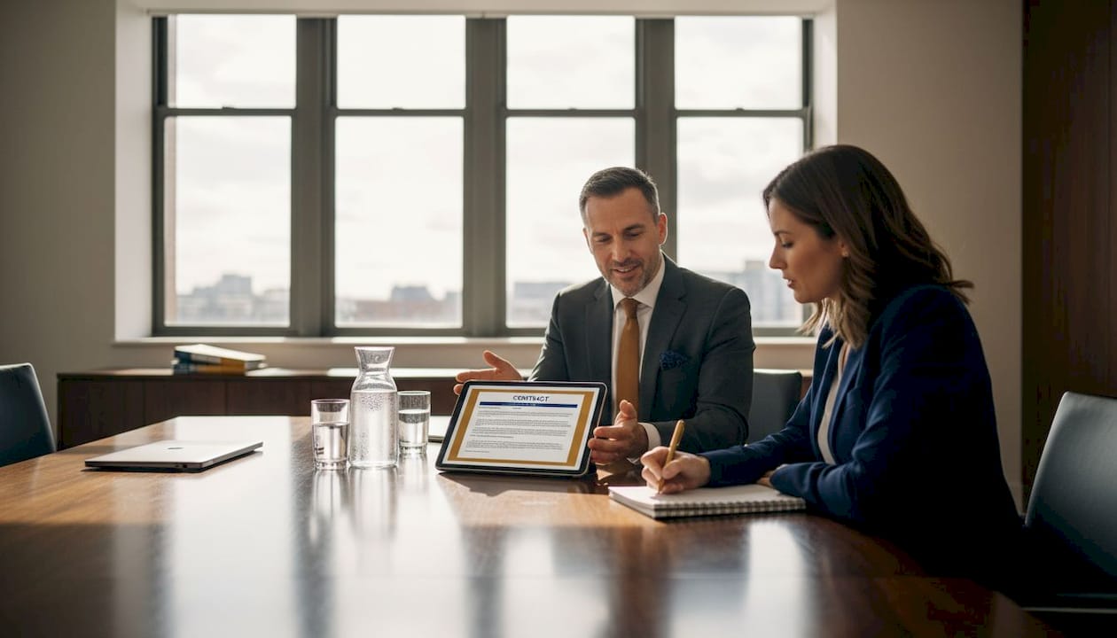 Solicitor and client review restrictive covenant clauses