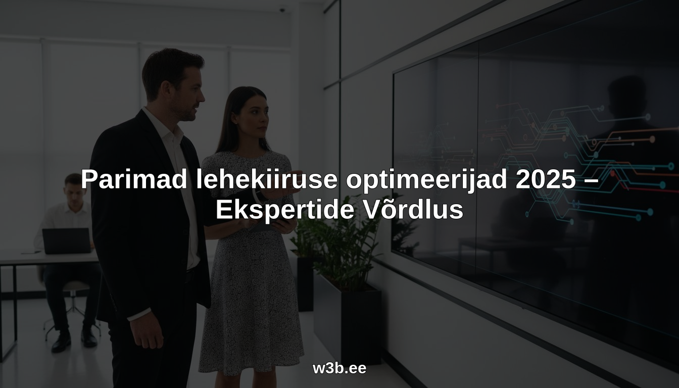 parimad lehekiiruse optimeerijad hero header image