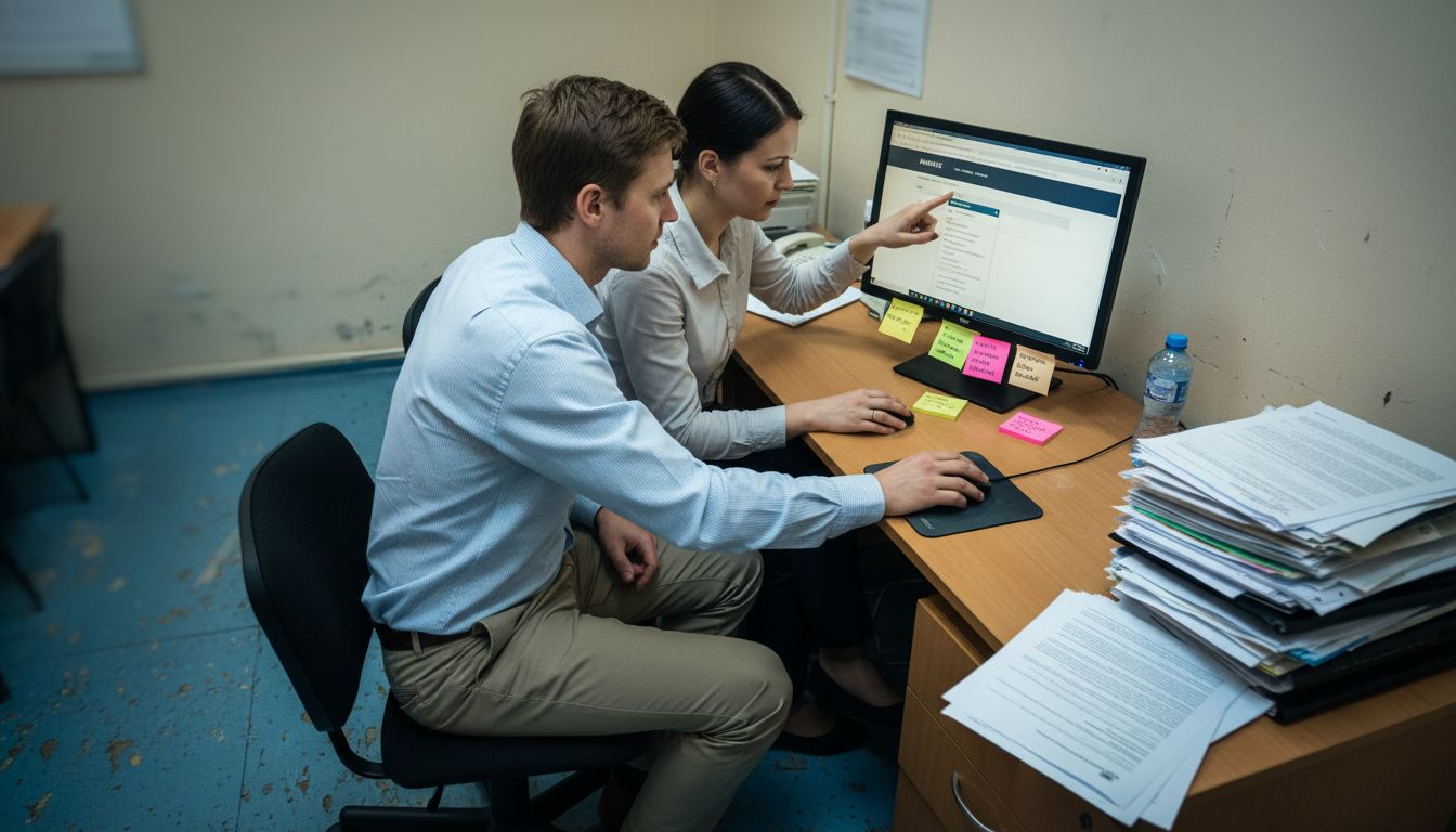 Meeskonnaga veebilehe navigeerimise testimine