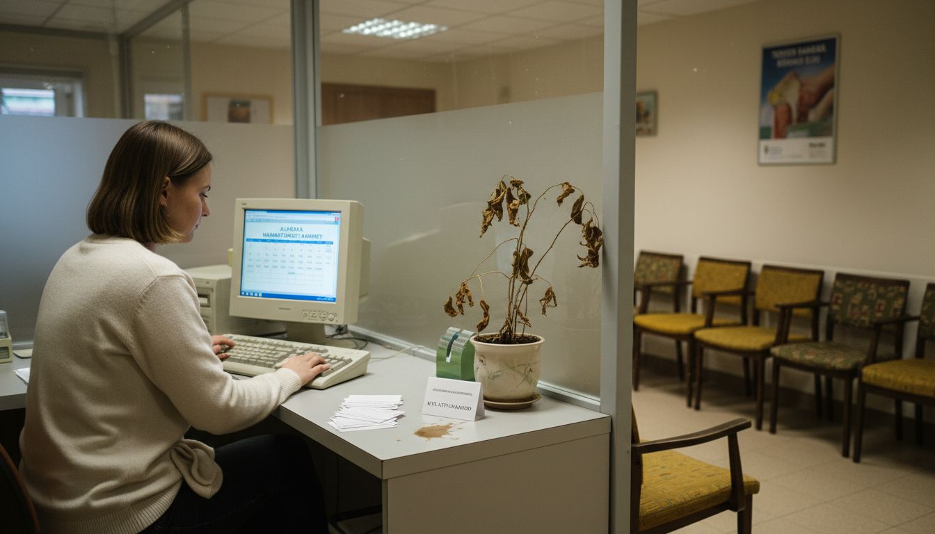 Kliiniku administraator haldab patsientide vastuvõttude broneerimist.