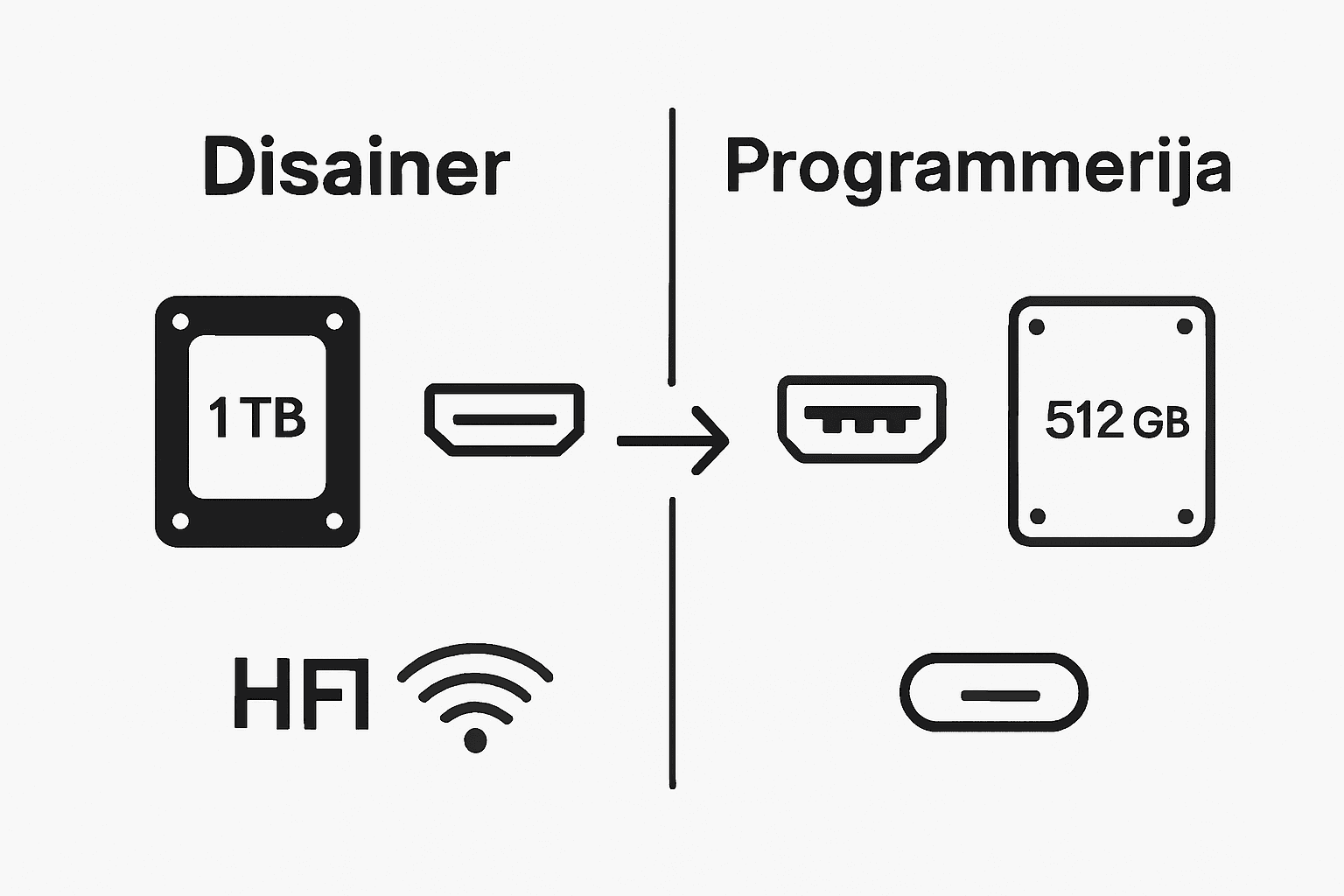 Võrdlev ülevaade: millised sülearvuti tehnilised näitajad sobivad disainerile ja millised arendajale?