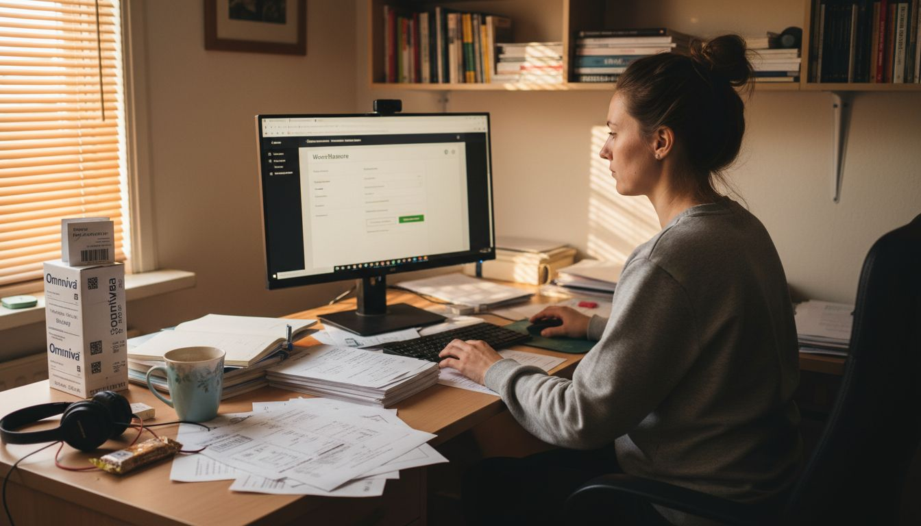 Naine seadistab WooCommerce’i poes toodete valikuid ja sätteid.