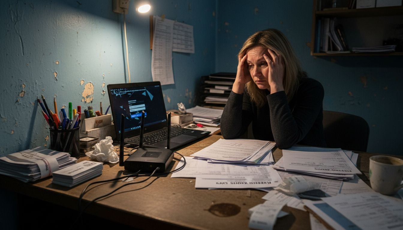 Ettevõtja seisab silmitsi veebilehe turbeprobleemiga