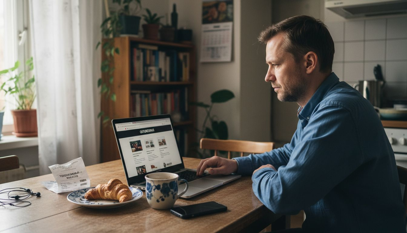Klient teeb kodus sisseoste talle tuttavas veebipoes.