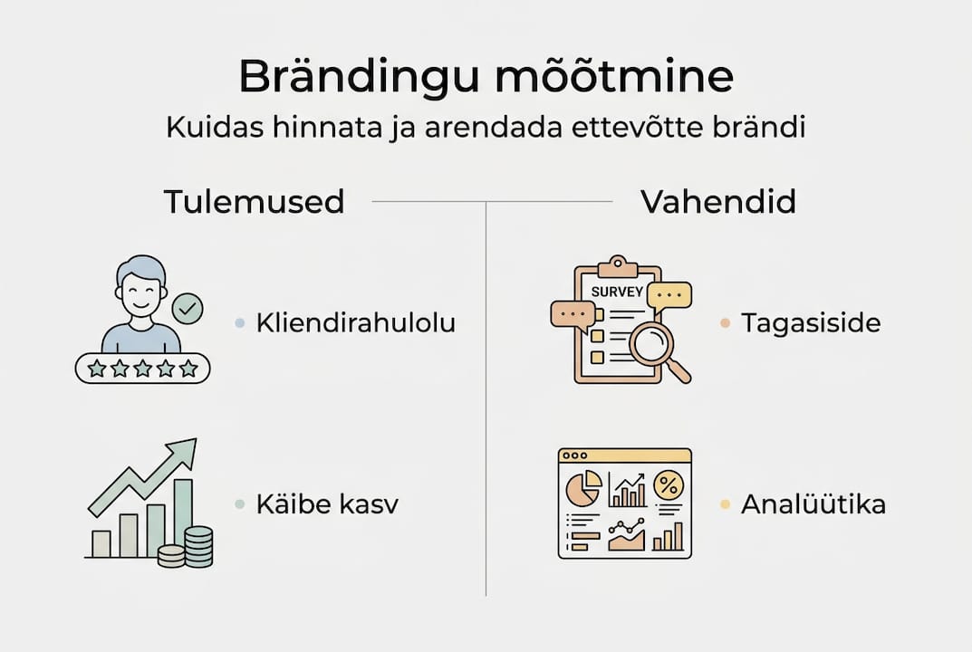 Infograafik: kuidas hinnata brändi edukust