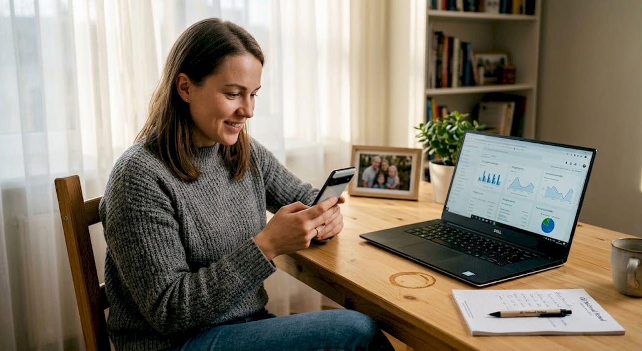 Ettevõtja katsetab oma veebilehe kasutajasõbralikkust mobiilis