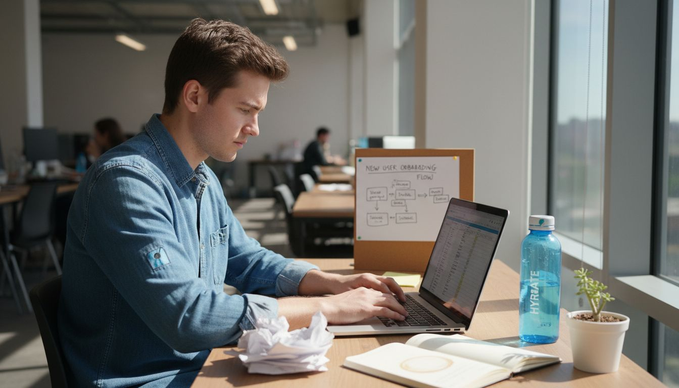 Product manager collecting SaaS survey data