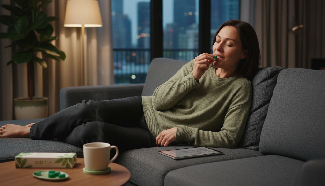 indica gummies evening