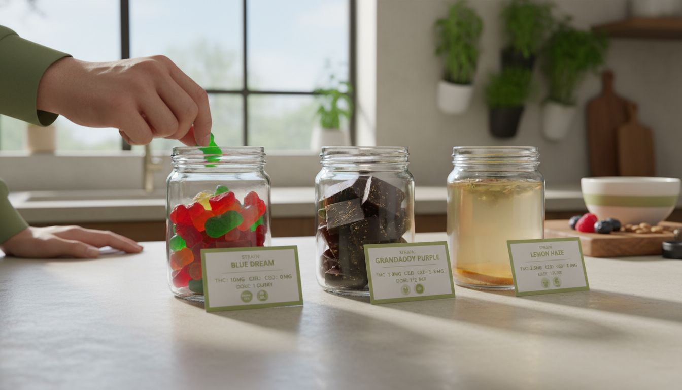 cannabis edibles selection