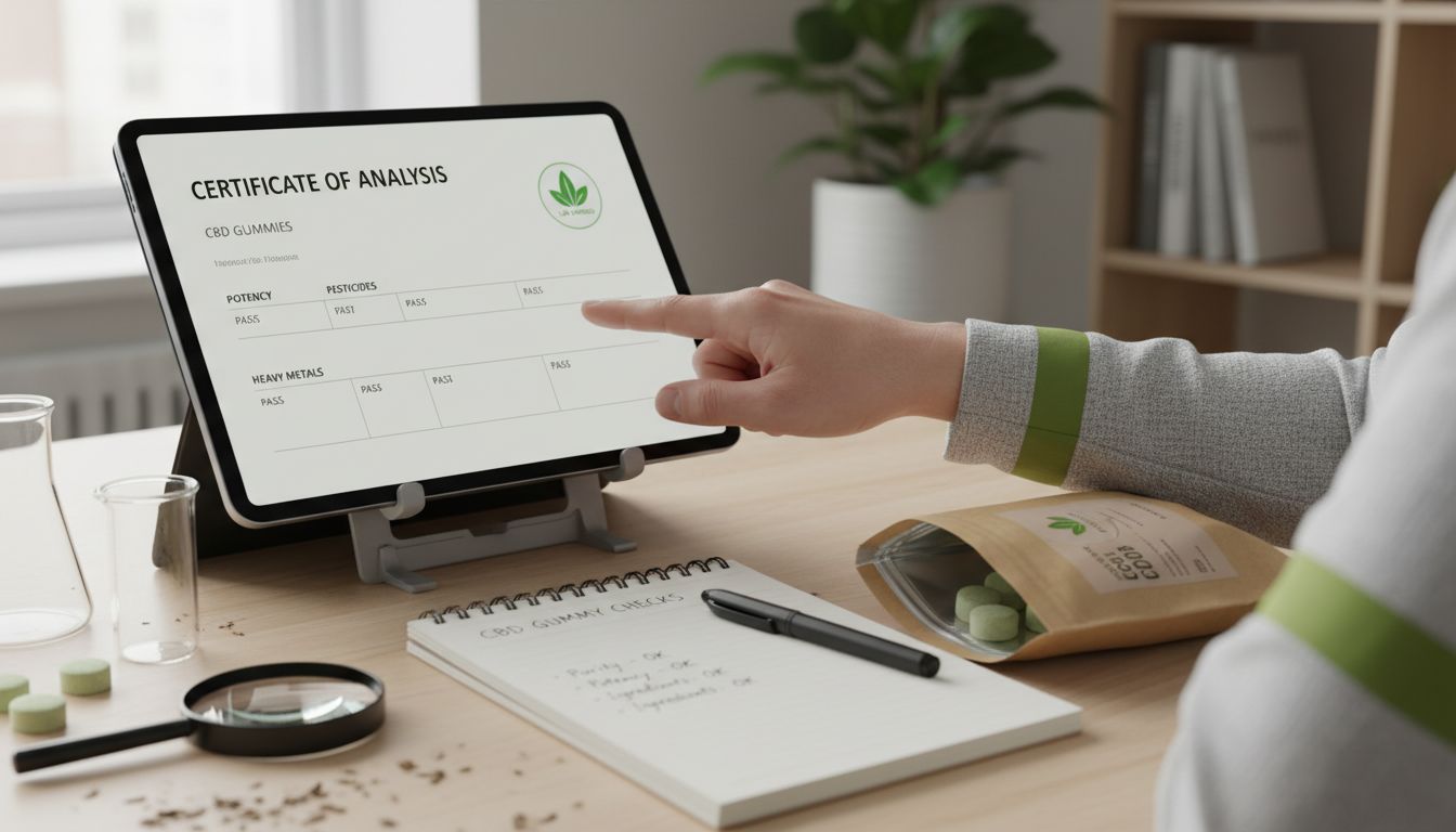 CBD gummies quality analysis