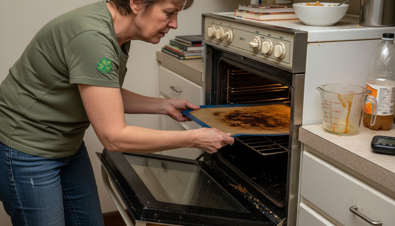 Placing THC concentrate in oven to decarb
