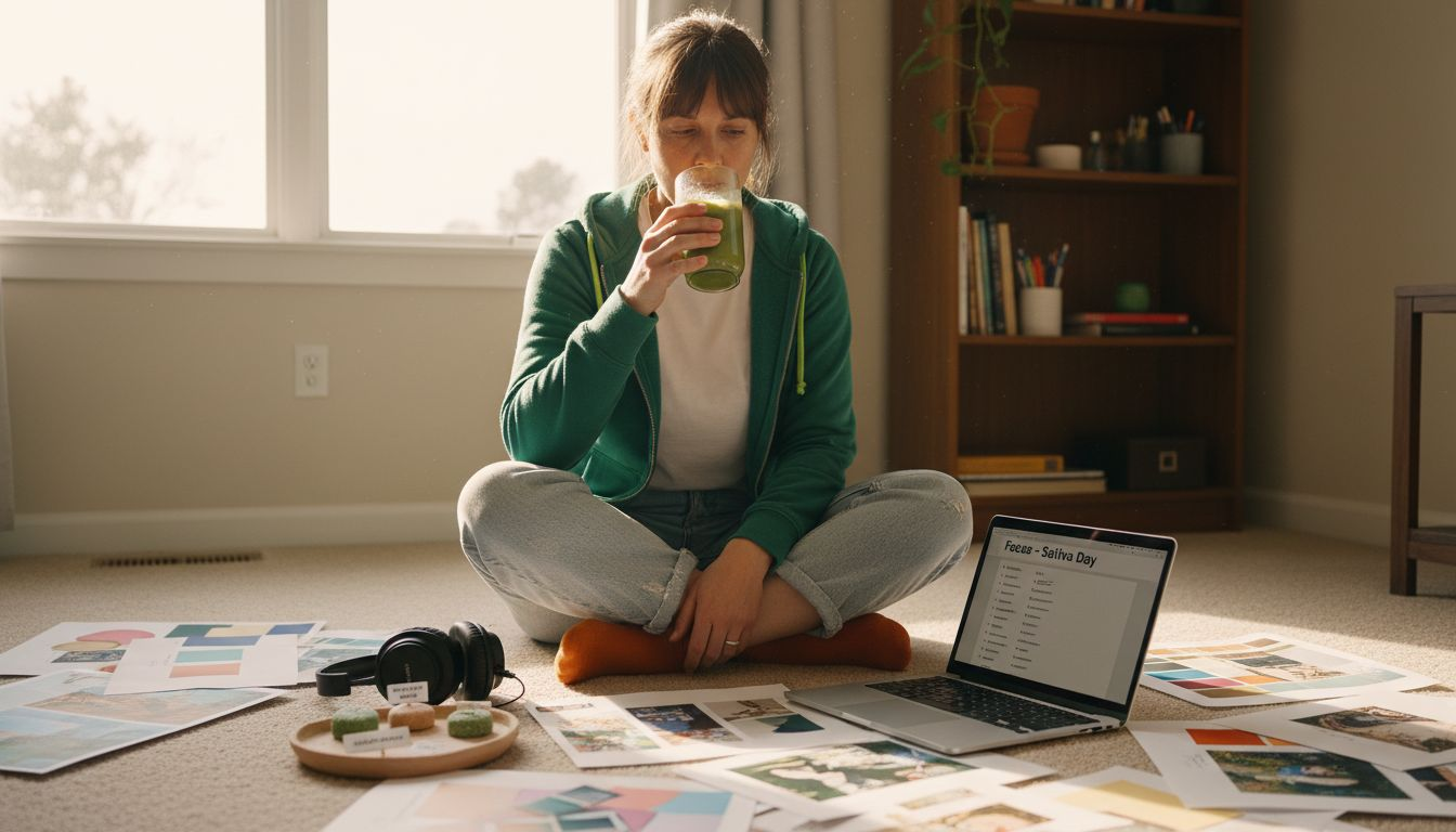 Designer using sativa edibles for energy boost