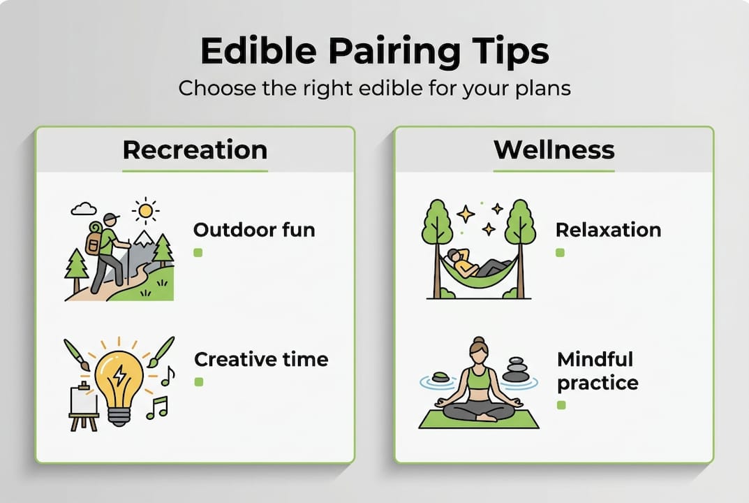 Infographic on edible pairing activities