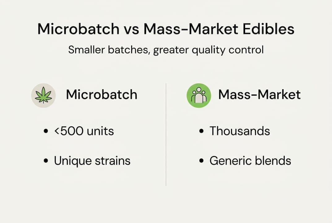 Infographic comparing batch sizes and features