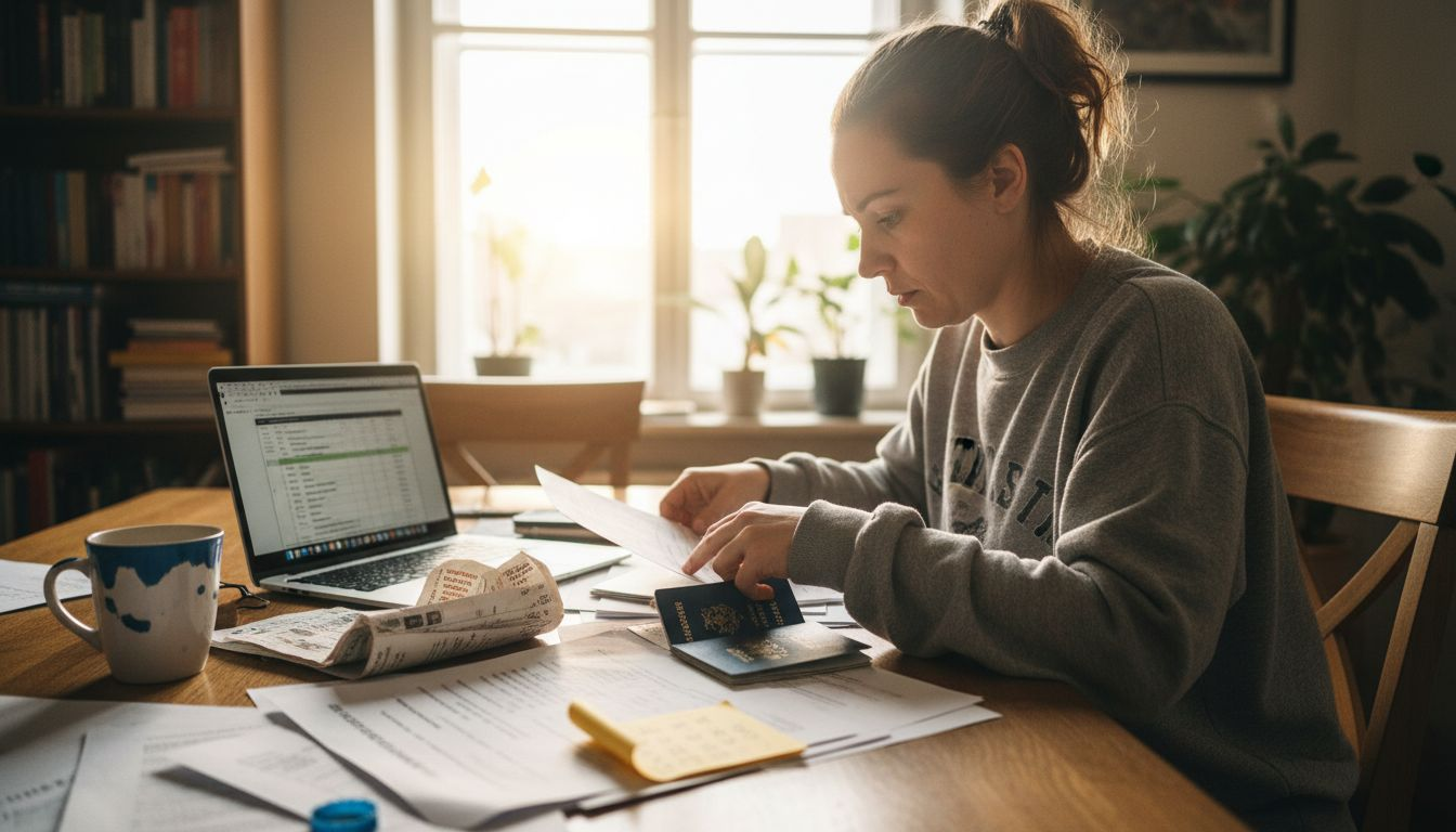 Expat organizing Czech immigration paperwork