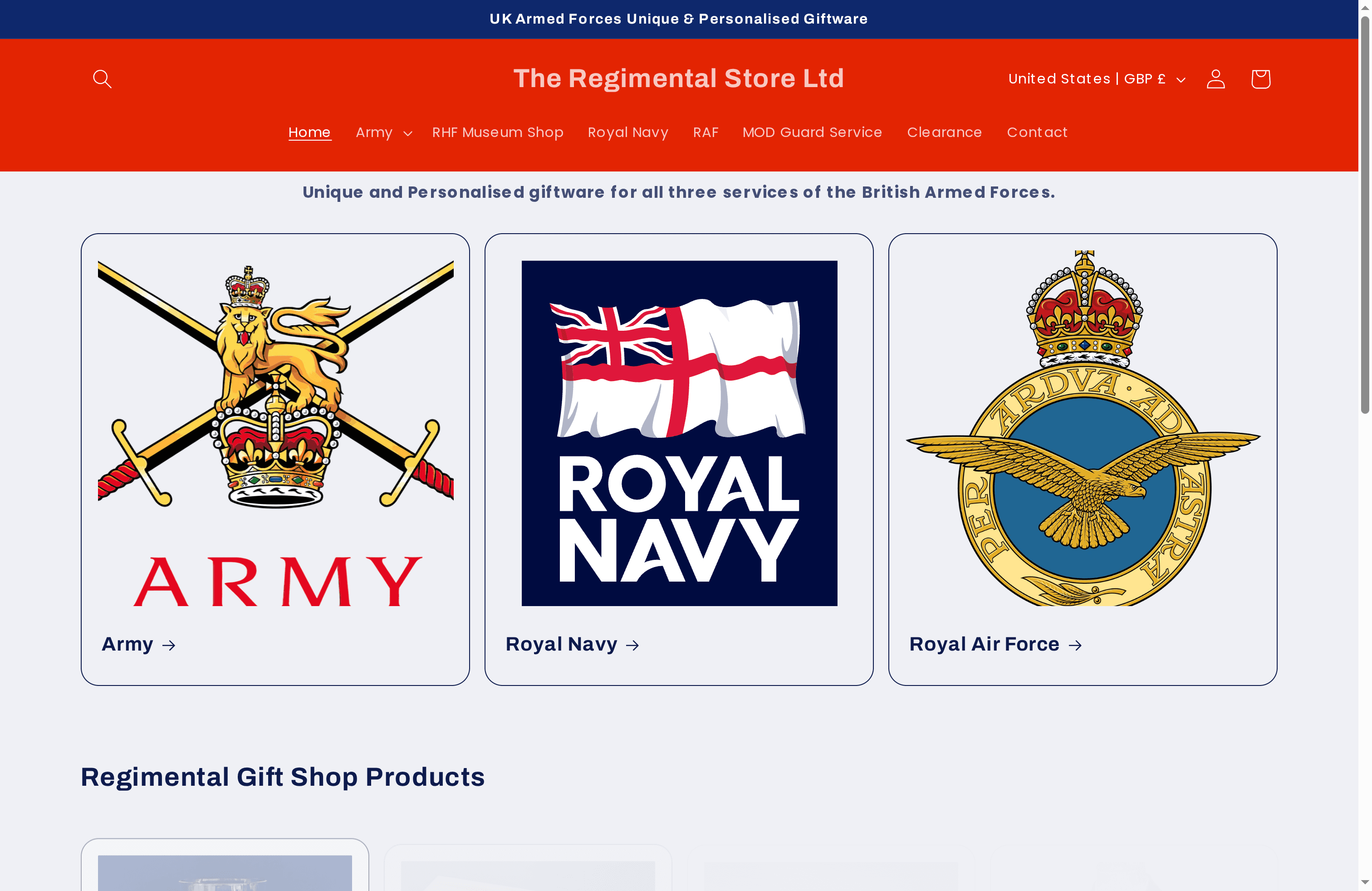 https://regimentalstore.co.uk