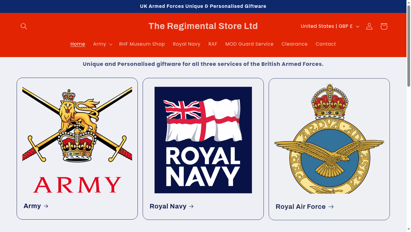 https://regimentalstore.co.uk