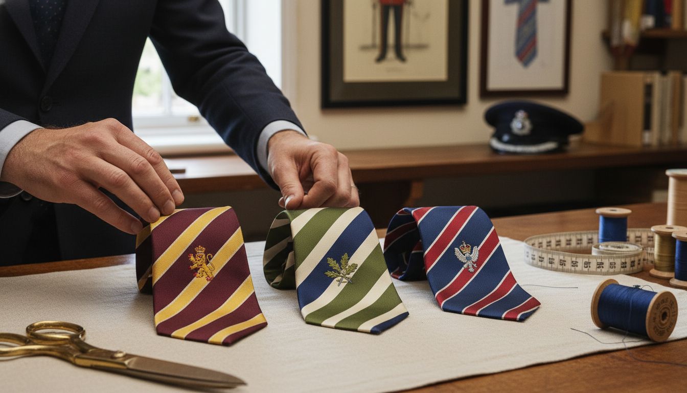 regimental tie craftsmanship