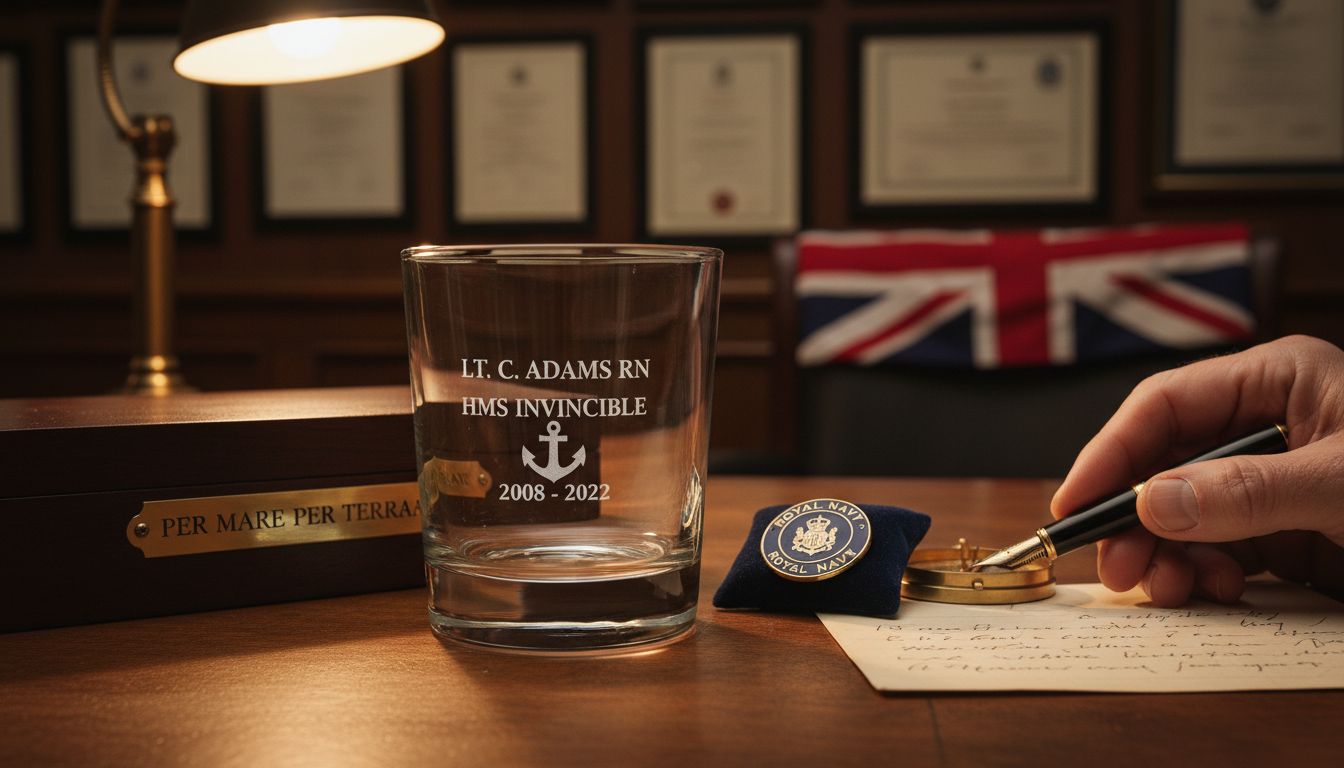 personalized navy gift