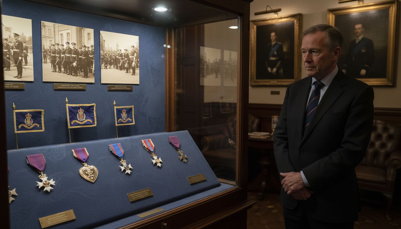 military awards display