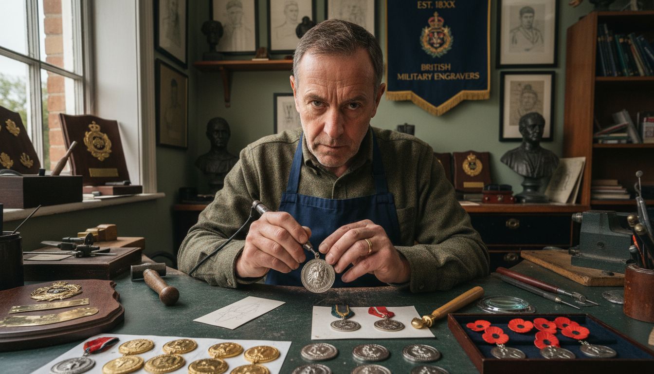 military gift engraving