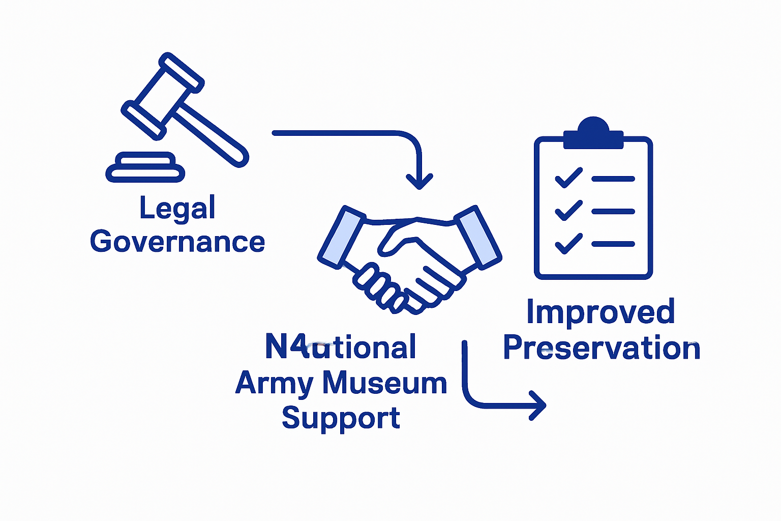 Infographic: governance and standards in regimental museums