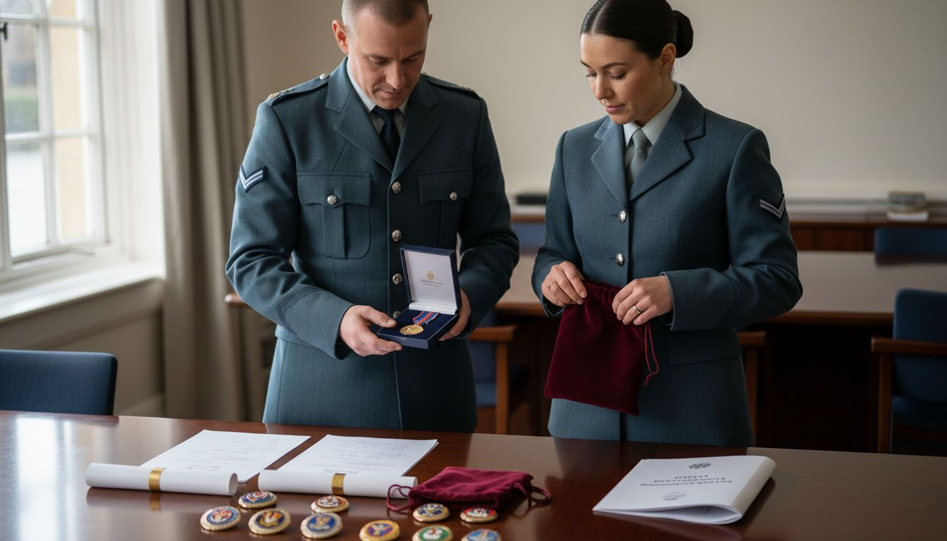 Military members choosing UK approved gift