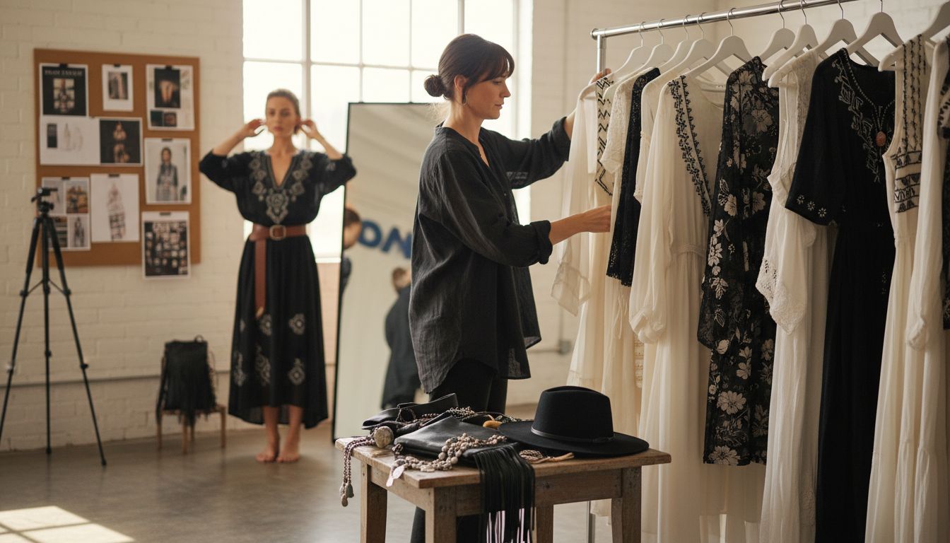 boho fashion styling