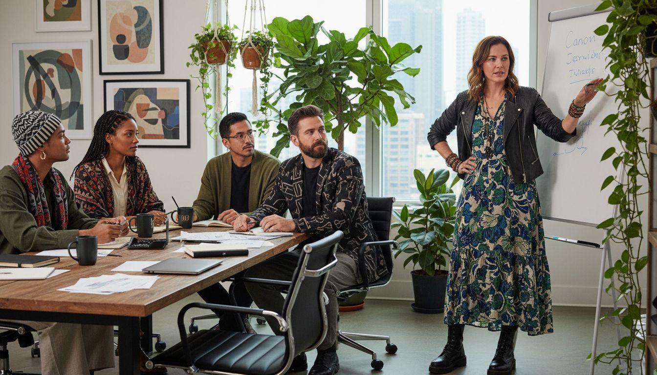 boho professional style