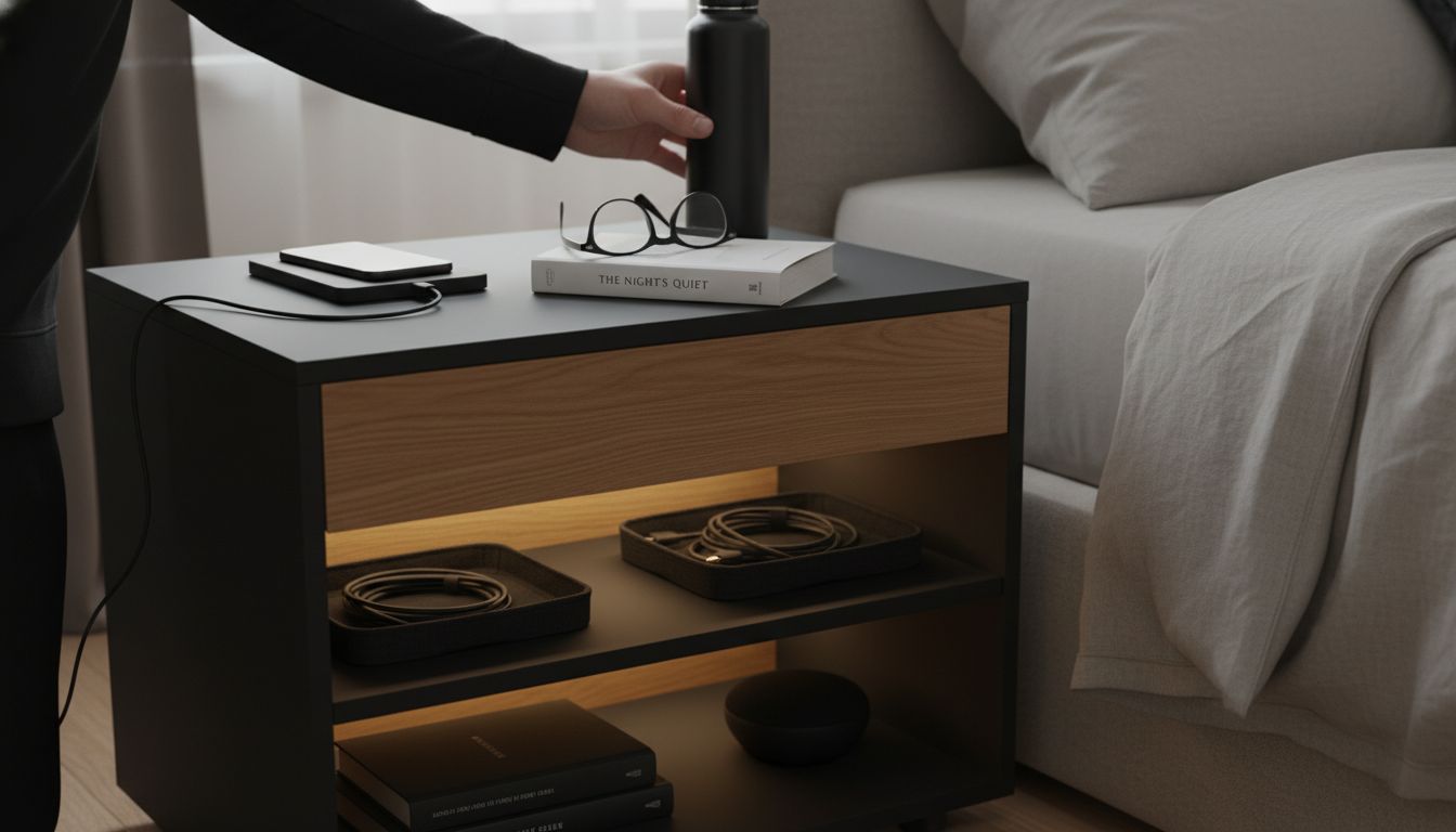 multifunctional bedside table