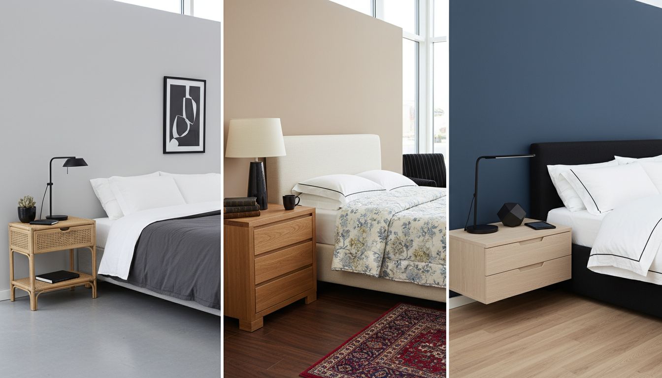 bedside table types