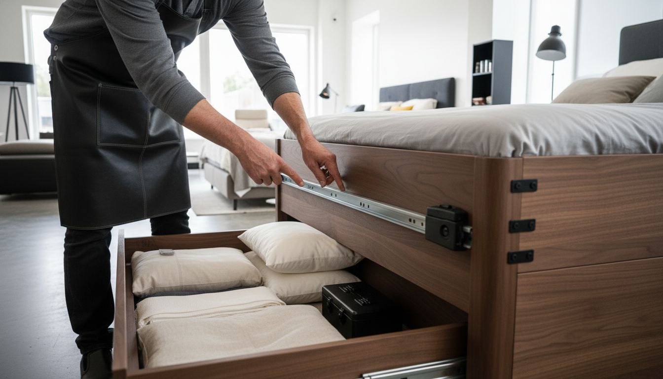 storage bed mechanism