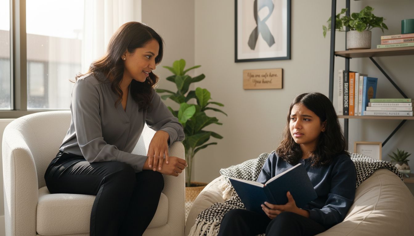 teen therapy session