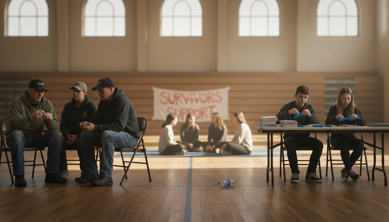 Multiple trauma groups in community space