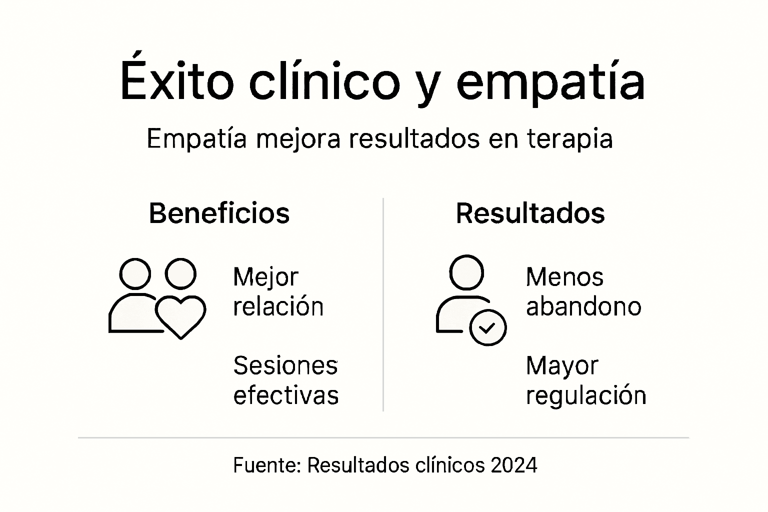 Infografía: ¿Cómo influye la empatía en el proceso terapéutico?