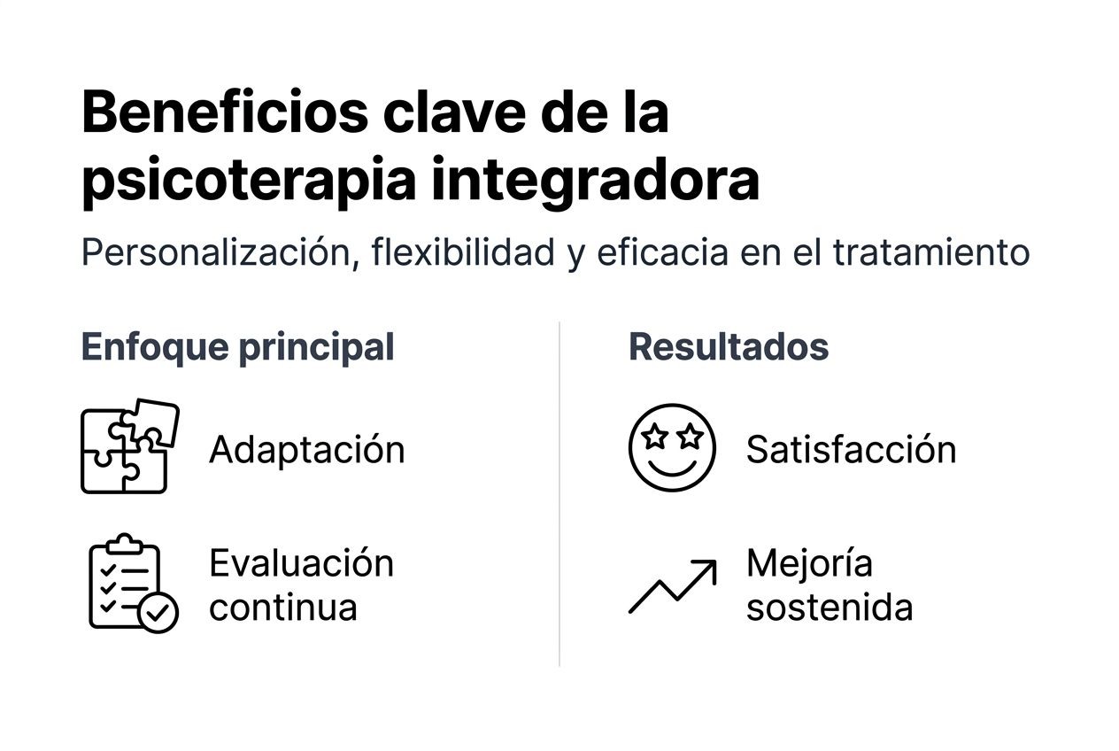 Infografía: ¿Por qué elegir la psicoterapia integradora? Descubre sus principales ventajas