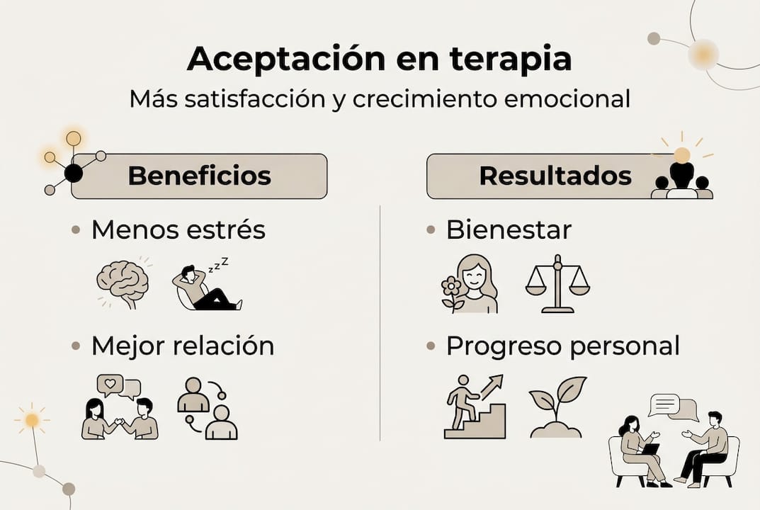 Infografía: Cómo la aceptación mejora tu bienestar emocional
