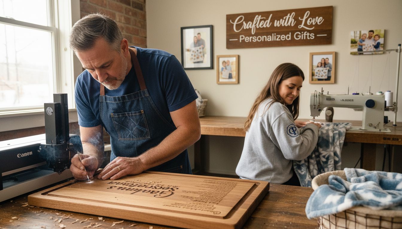 crafting personalized gifts