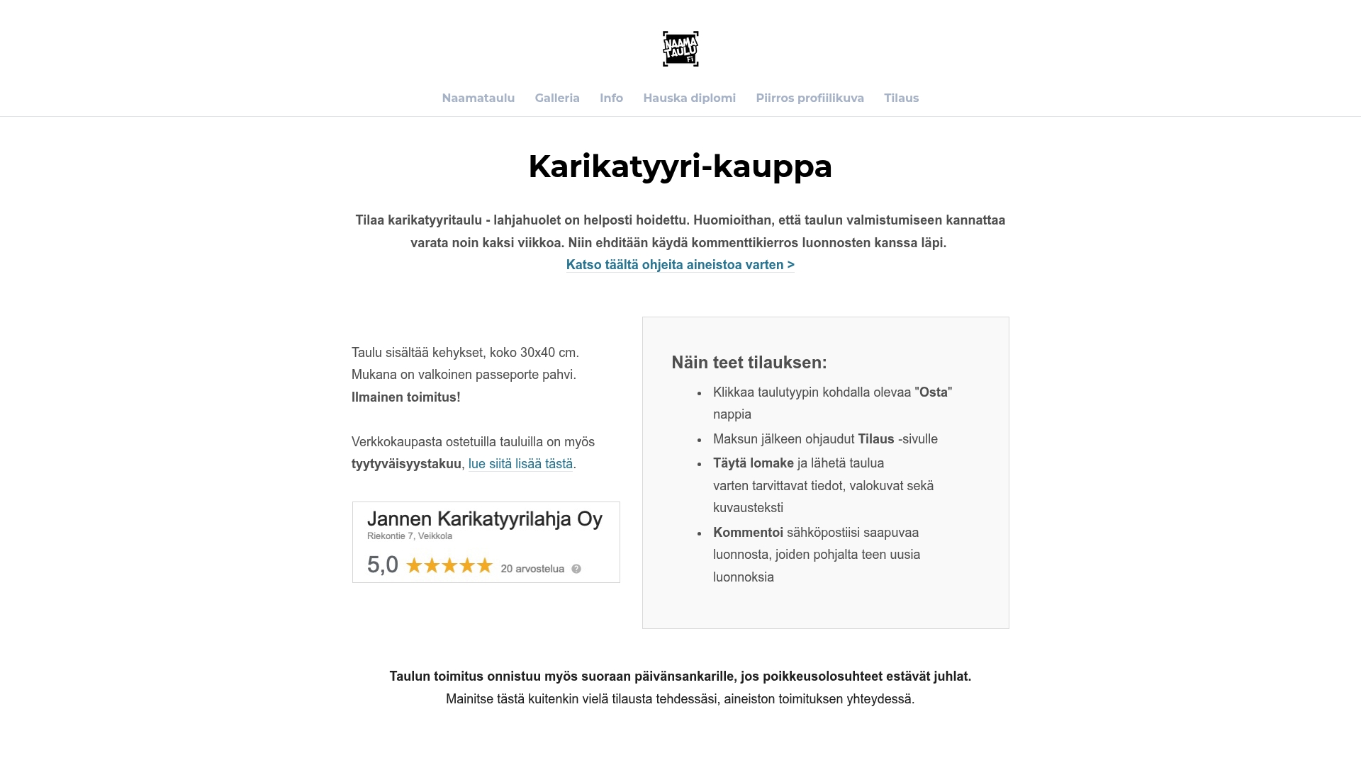 https://naamataulu.fi/verkkokauppa.html