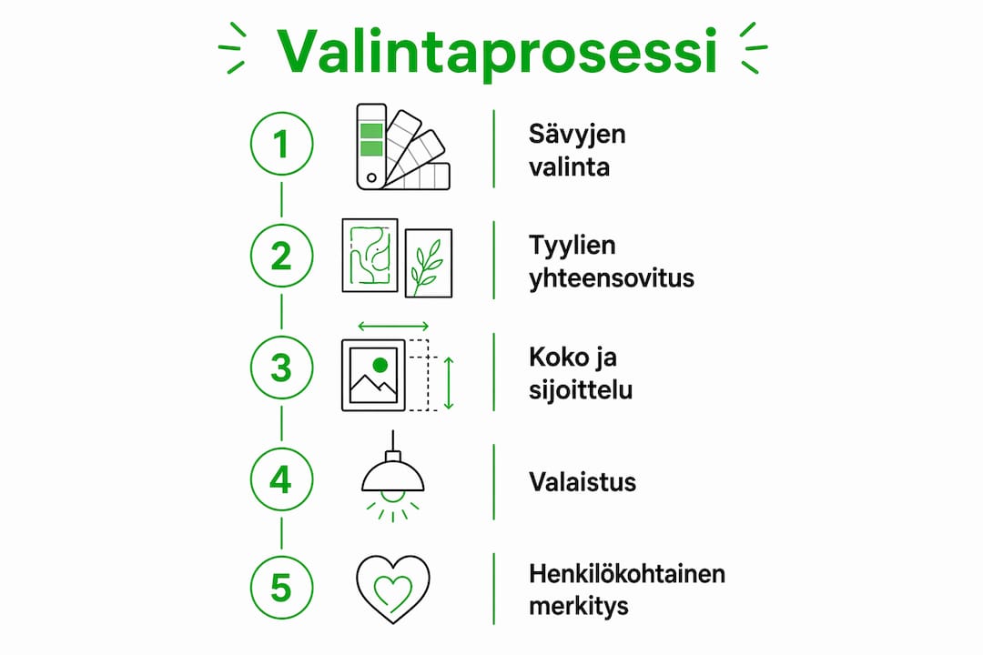 Infografiikka, jossa pohditaan taiteen eri tyylien ja sävyjen yhdistämistä keskustellen ja vertaillen.