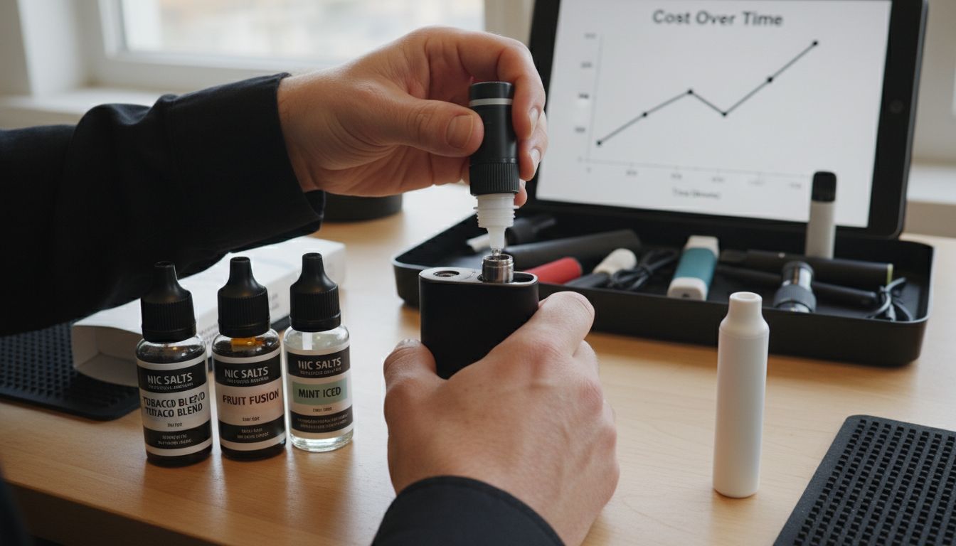 vape refill demonstration