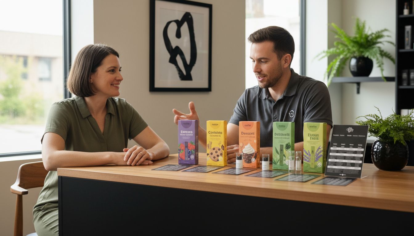 cannabis dispensary vape consultation