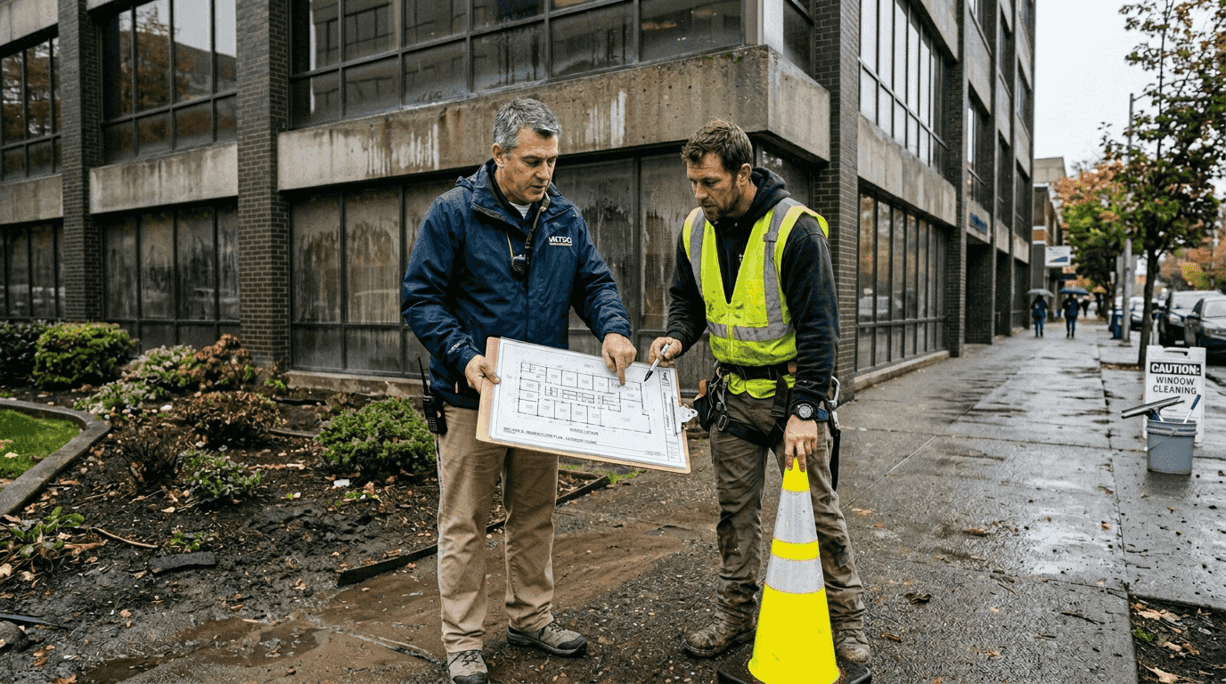 Consultation for tailored window cleaning method