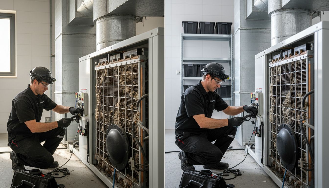 hvac cleaning vs maintenance